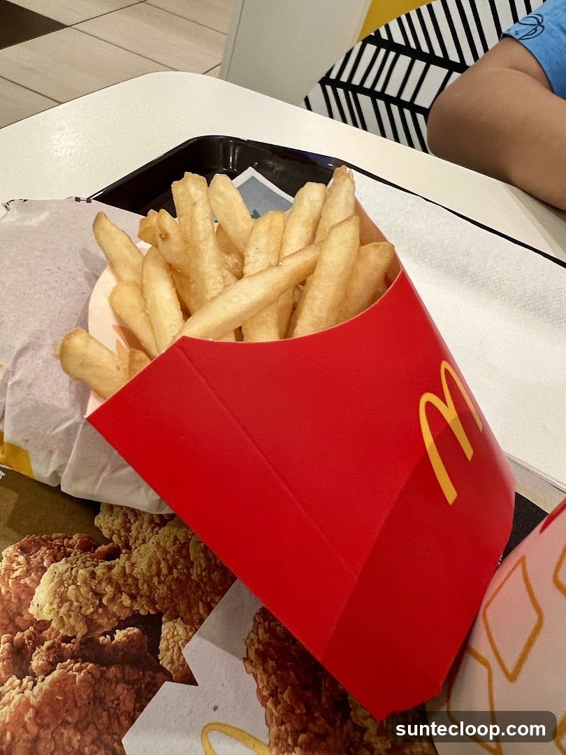 French Fries and Fried Chicken
