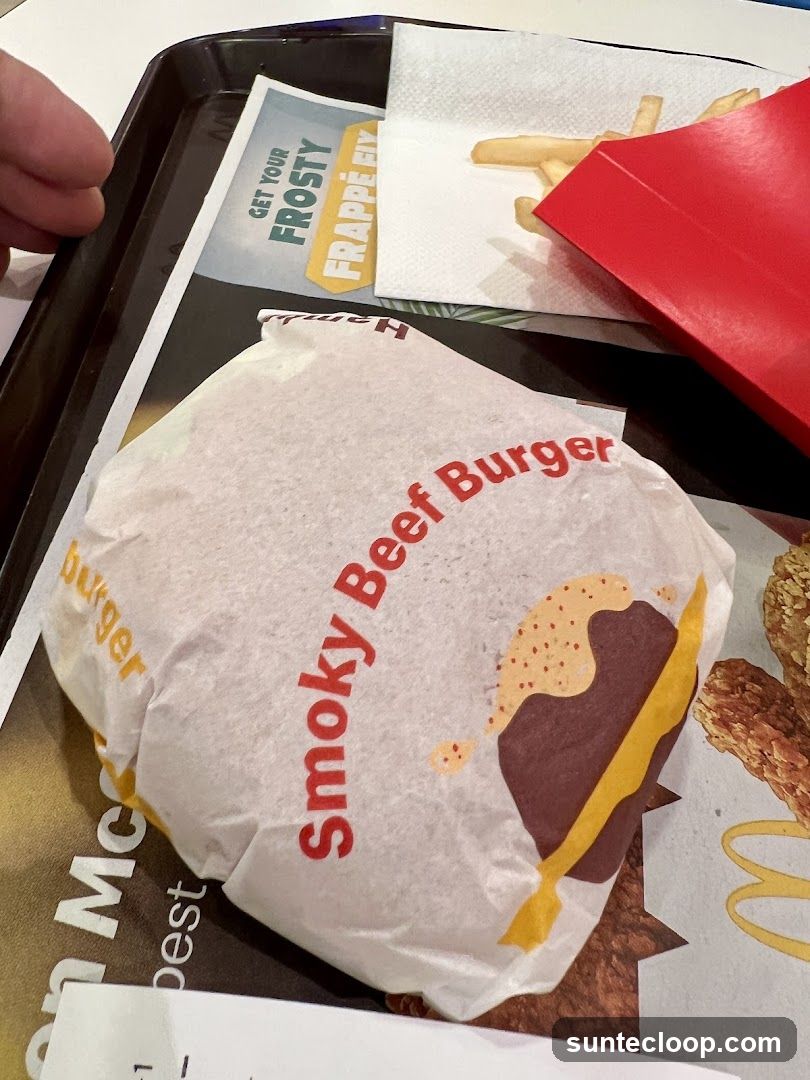 Smoky Beef Burger Meal
