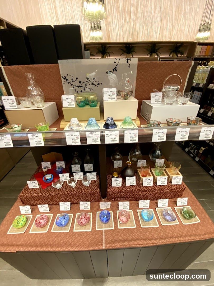 Glassware Display