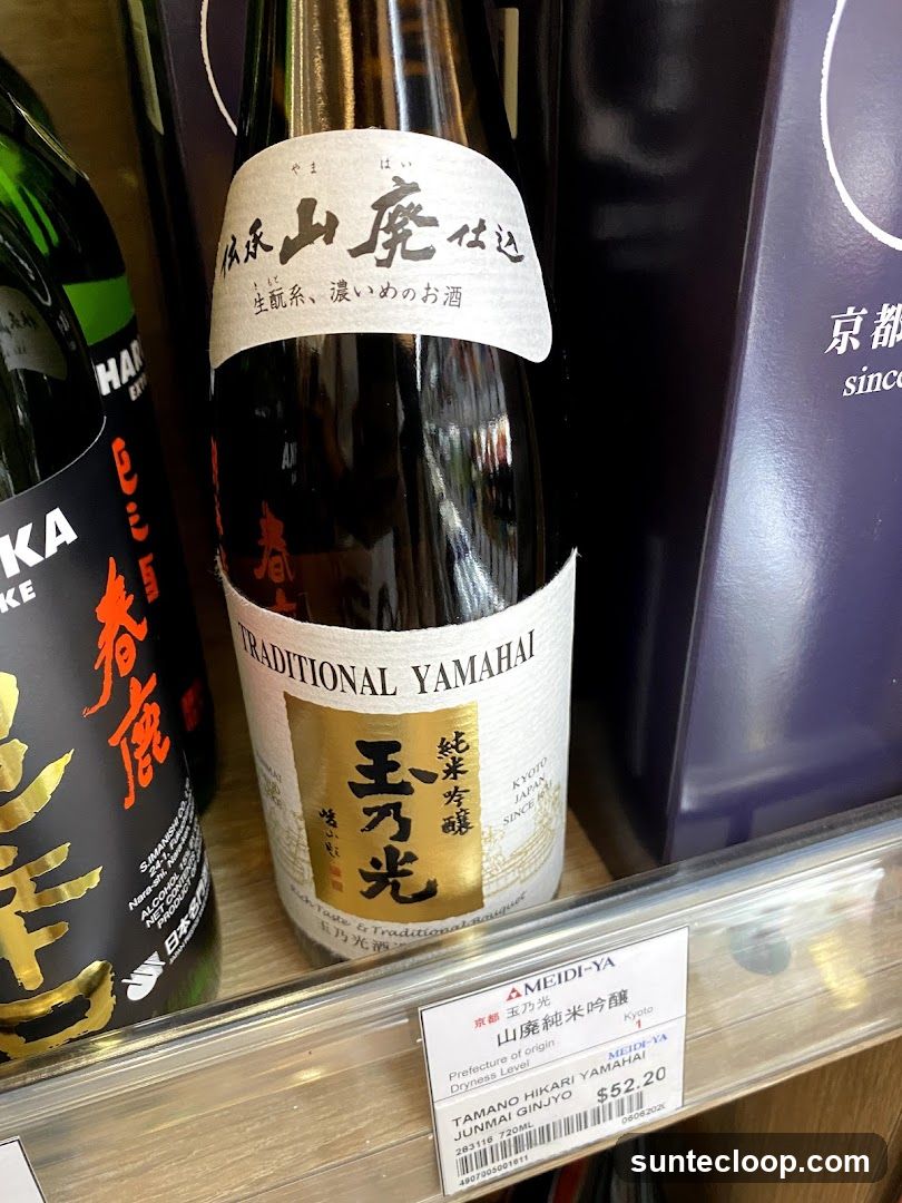 Bottles of Sake