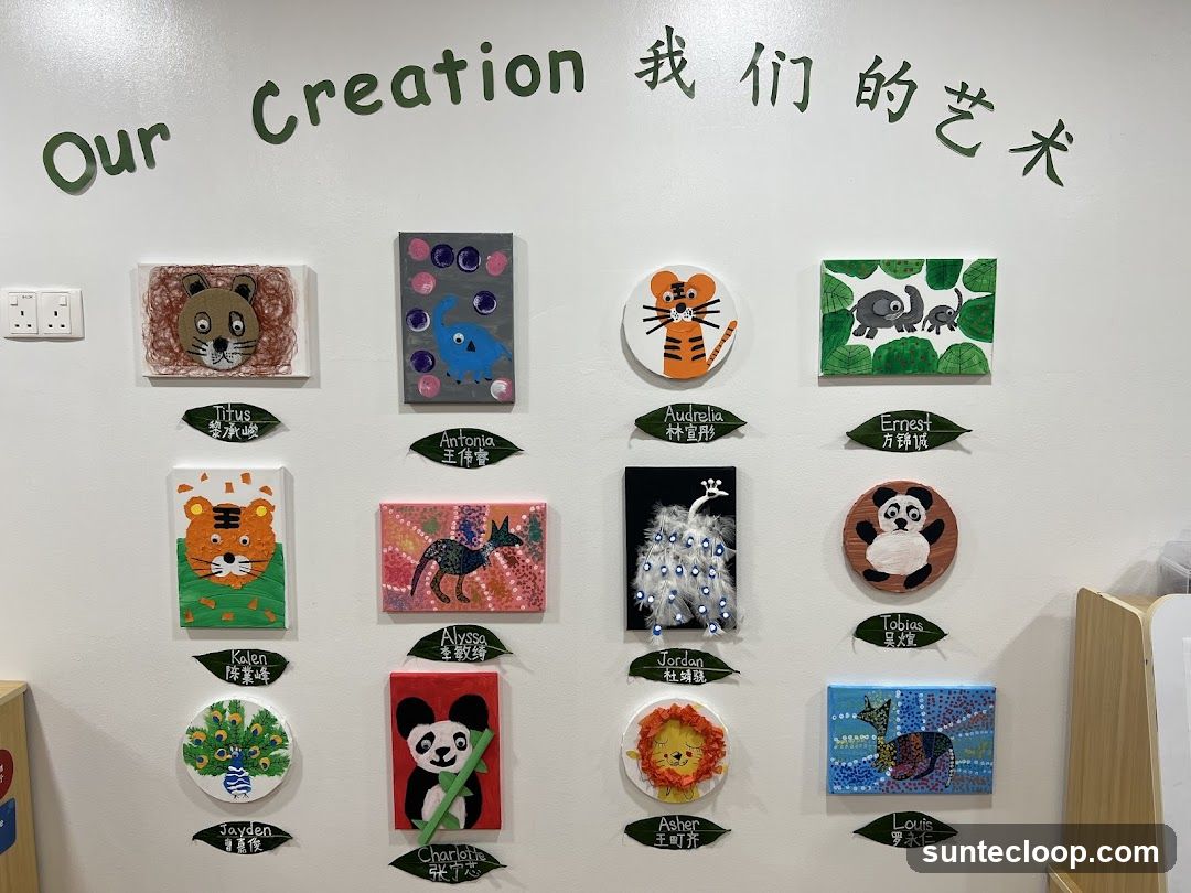 Children's Artwork Display