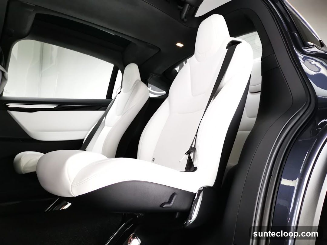 White Leather Car Seats