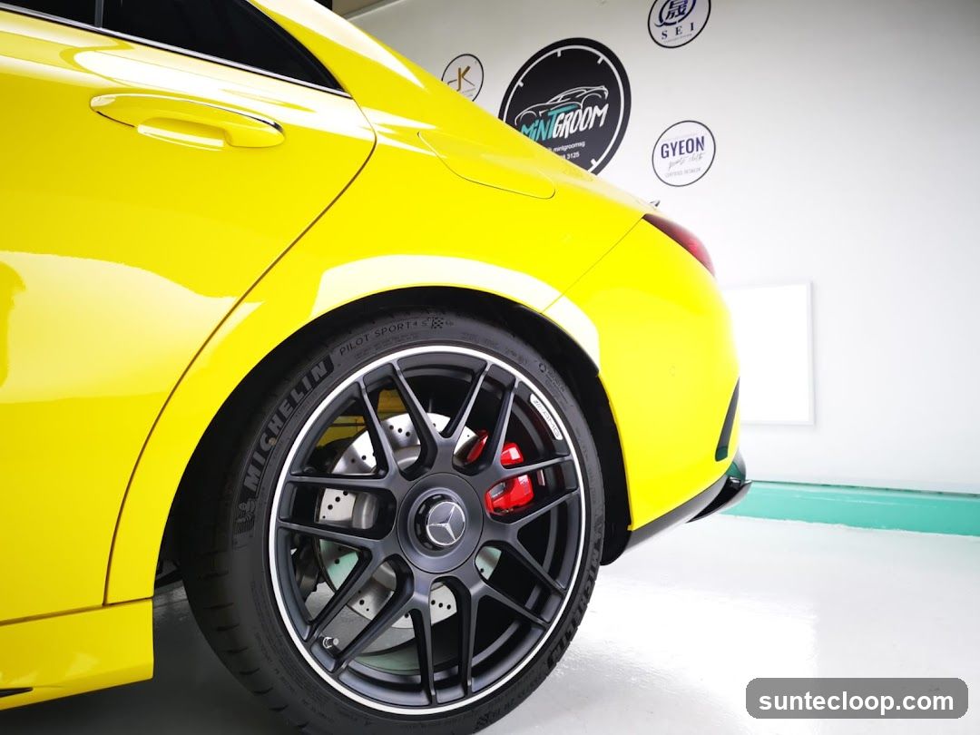 Yellow Car Wheel