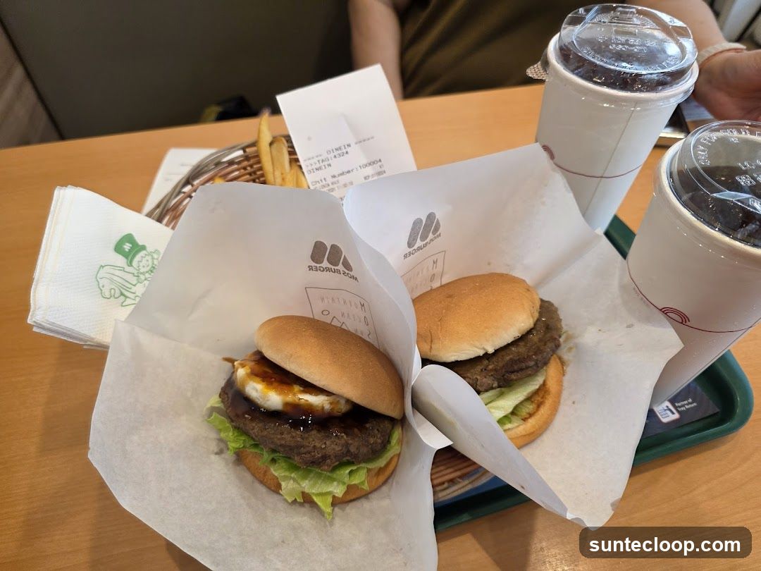 Burgers and Drinks