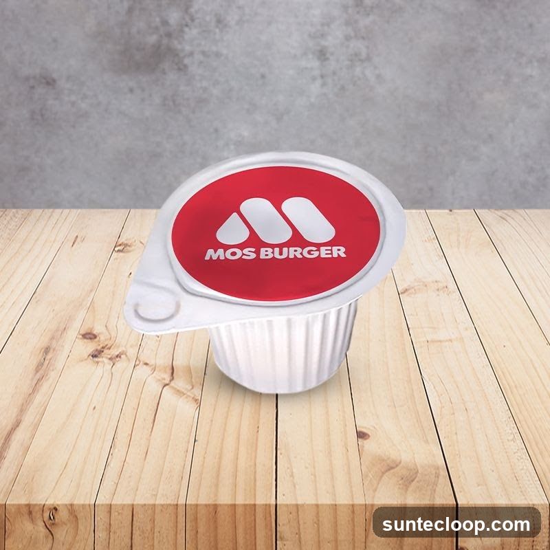 Mos Burger Sauce Container