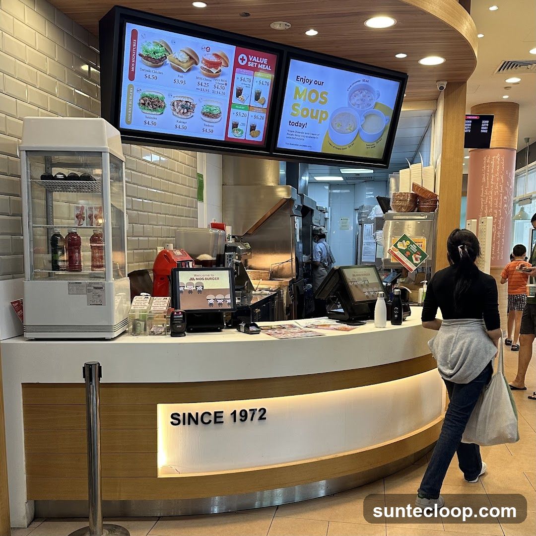 MOS Burger Counter
