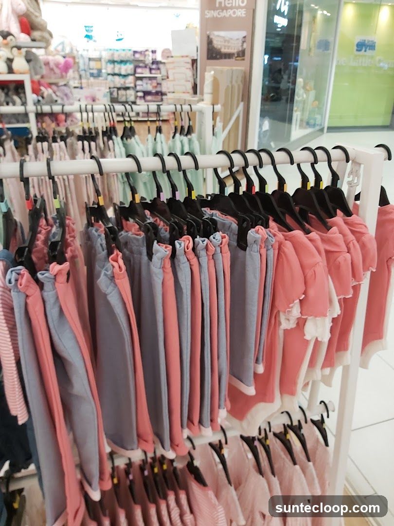 Children's Clothing Display