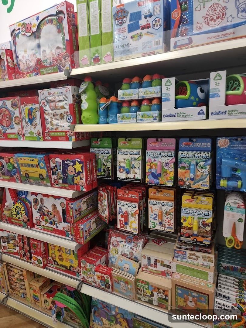 Children's Toys on Shelves