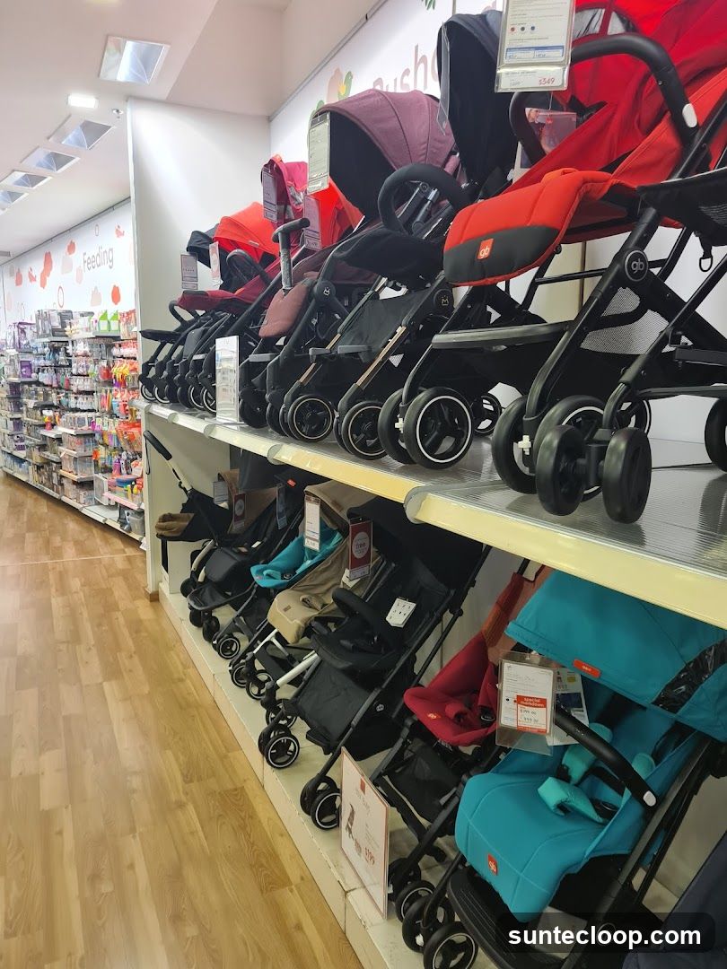 Strollers on Display