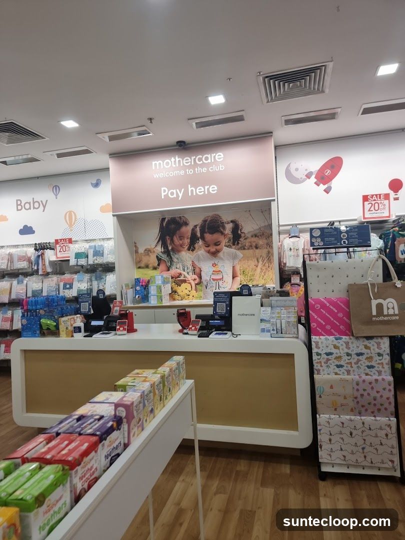 Mothercare Checkout Area