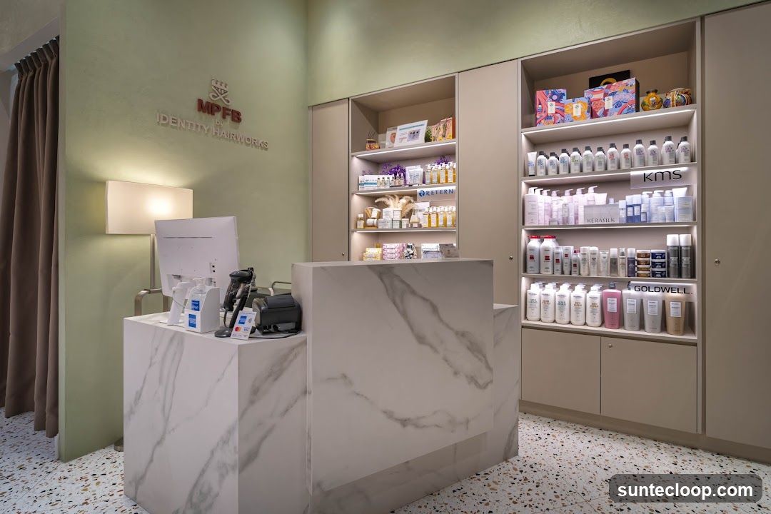 Hair Salon Reception Area