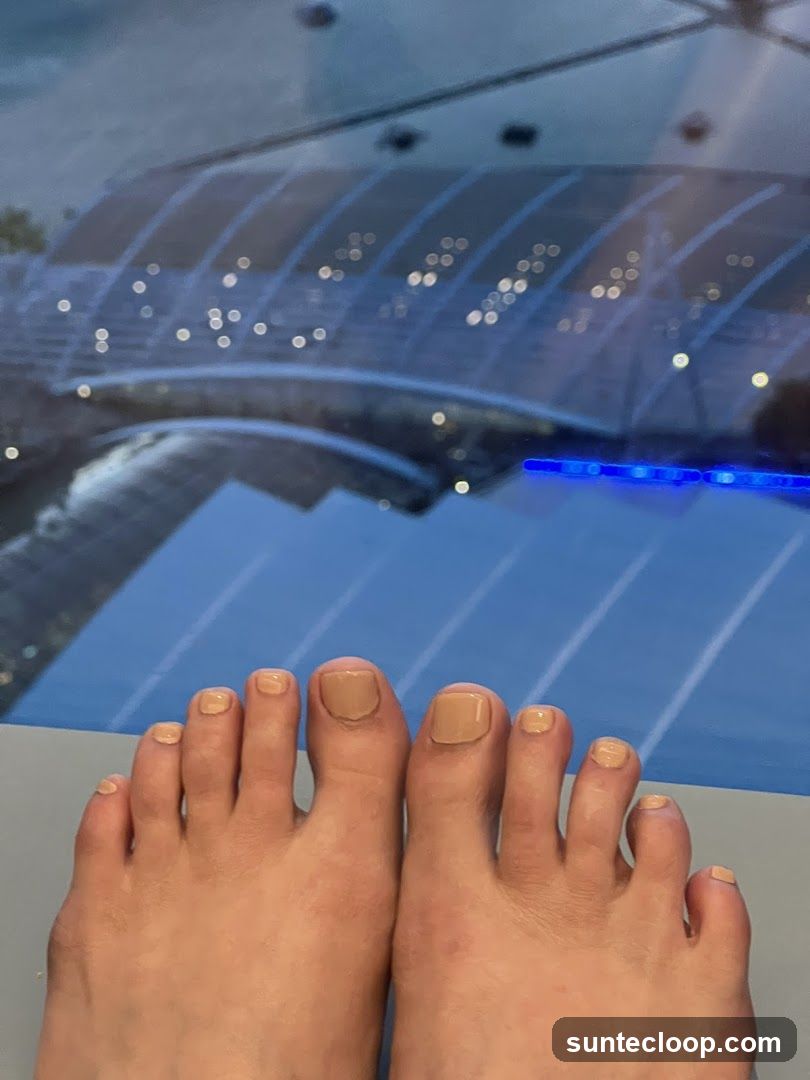 Feet with Pedicure