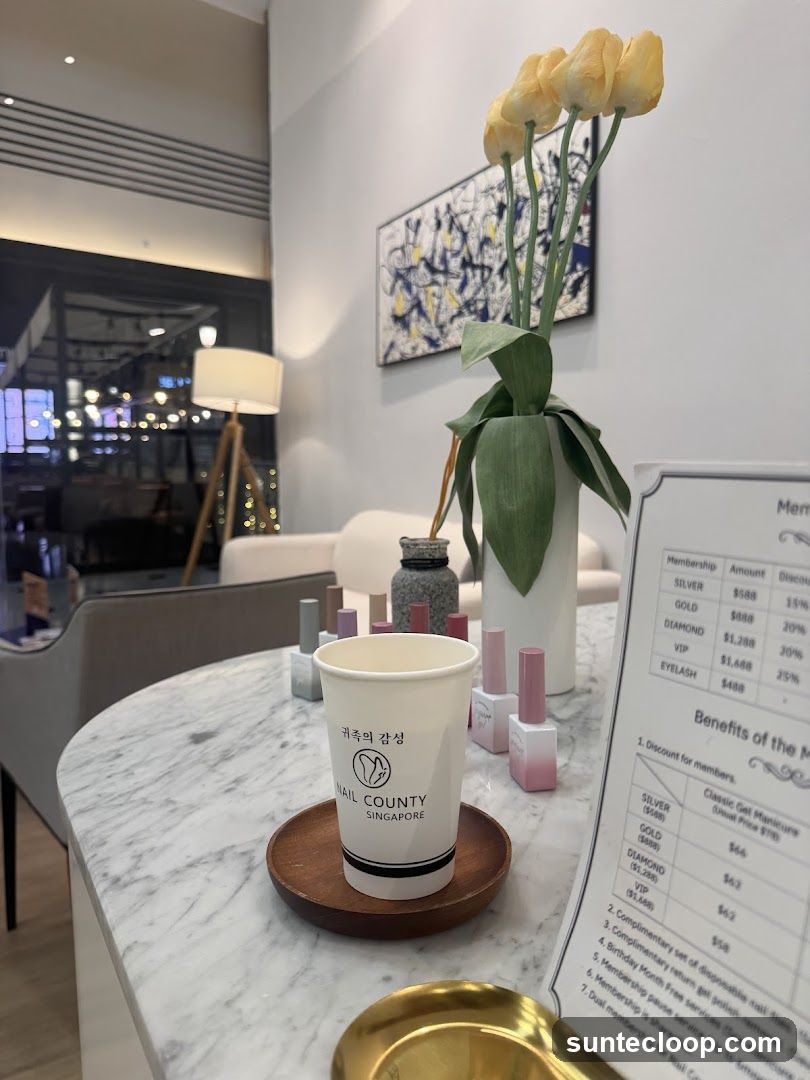 Nail Salon Interior