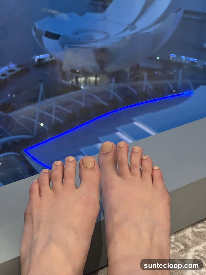 Feet with a view