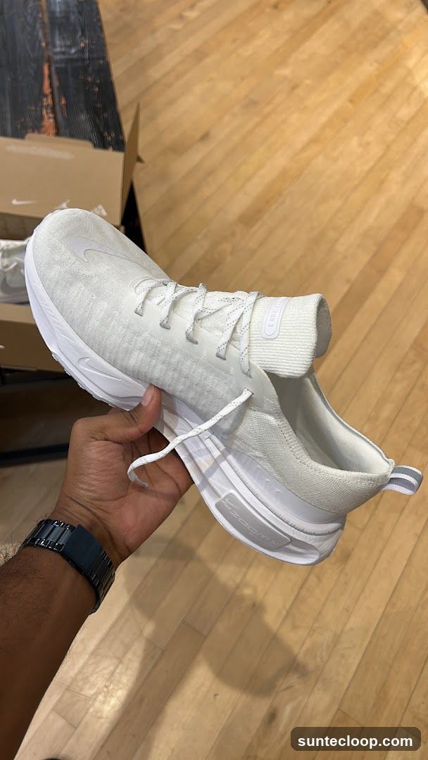 White Nike Running Shoe