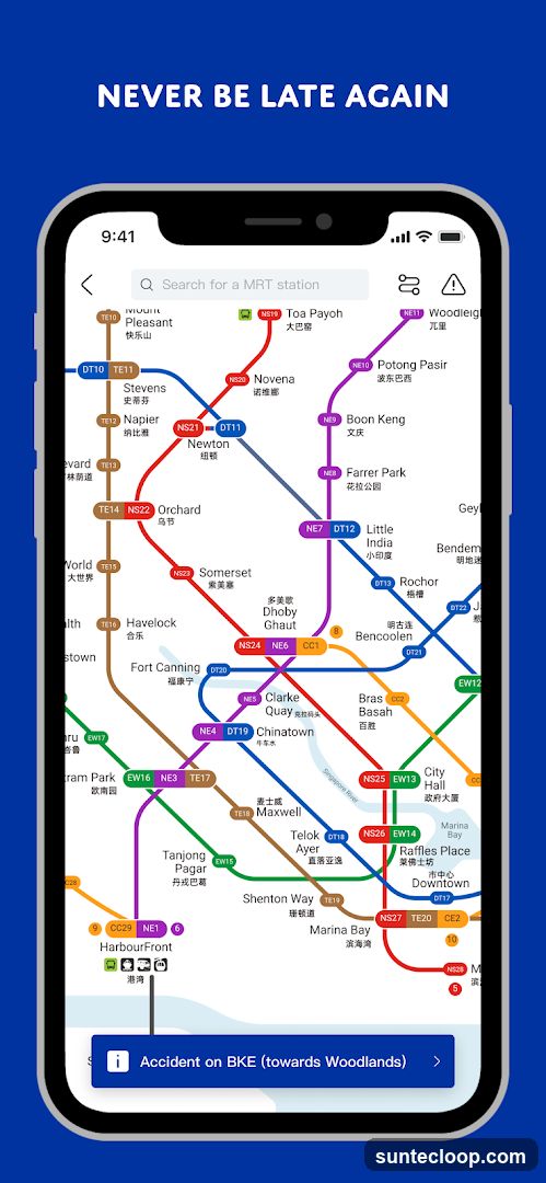 MRT Map App