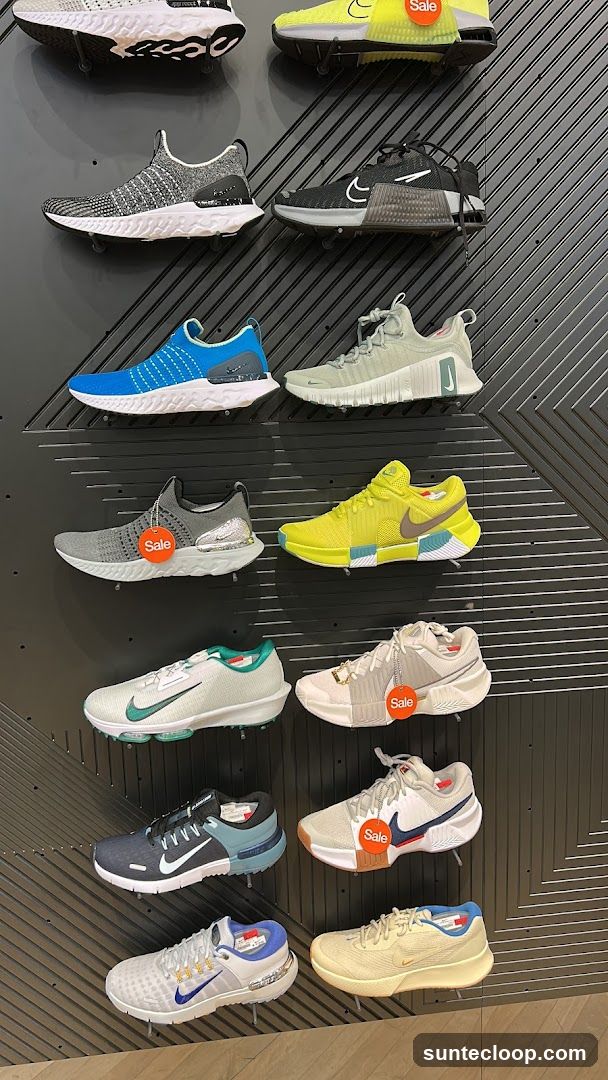 Nike Shoes Display