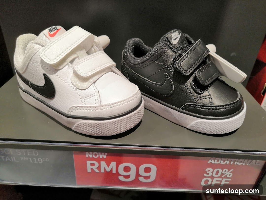 Nike Toddler Shoes on Display