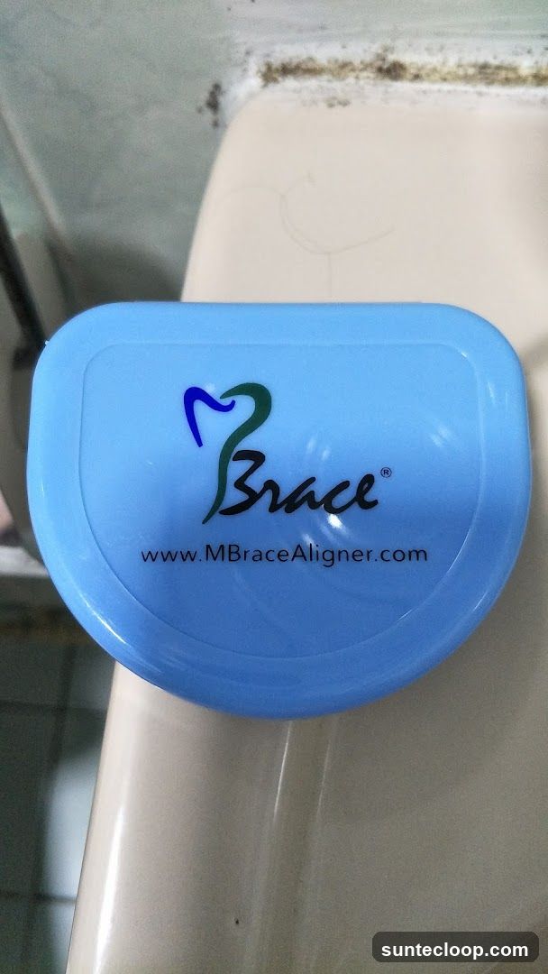 Blue Brace Aligner Case