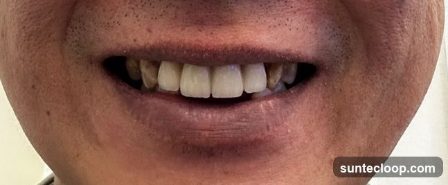 Close-up of a person's mouth