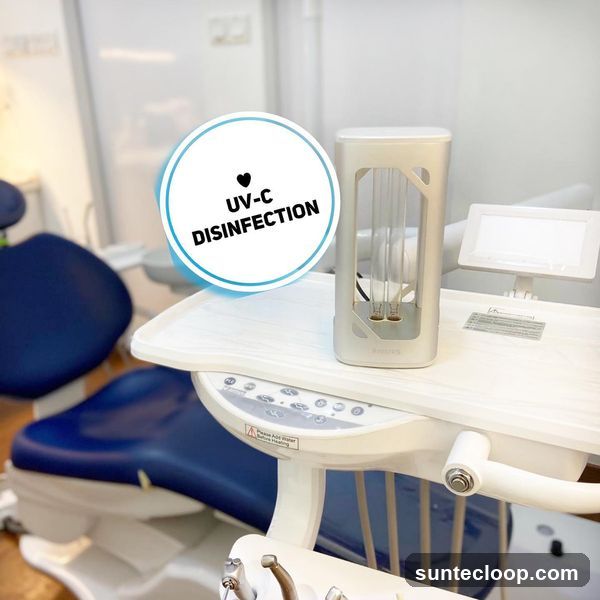 UV-C Disinfection Device in Dental Clinic