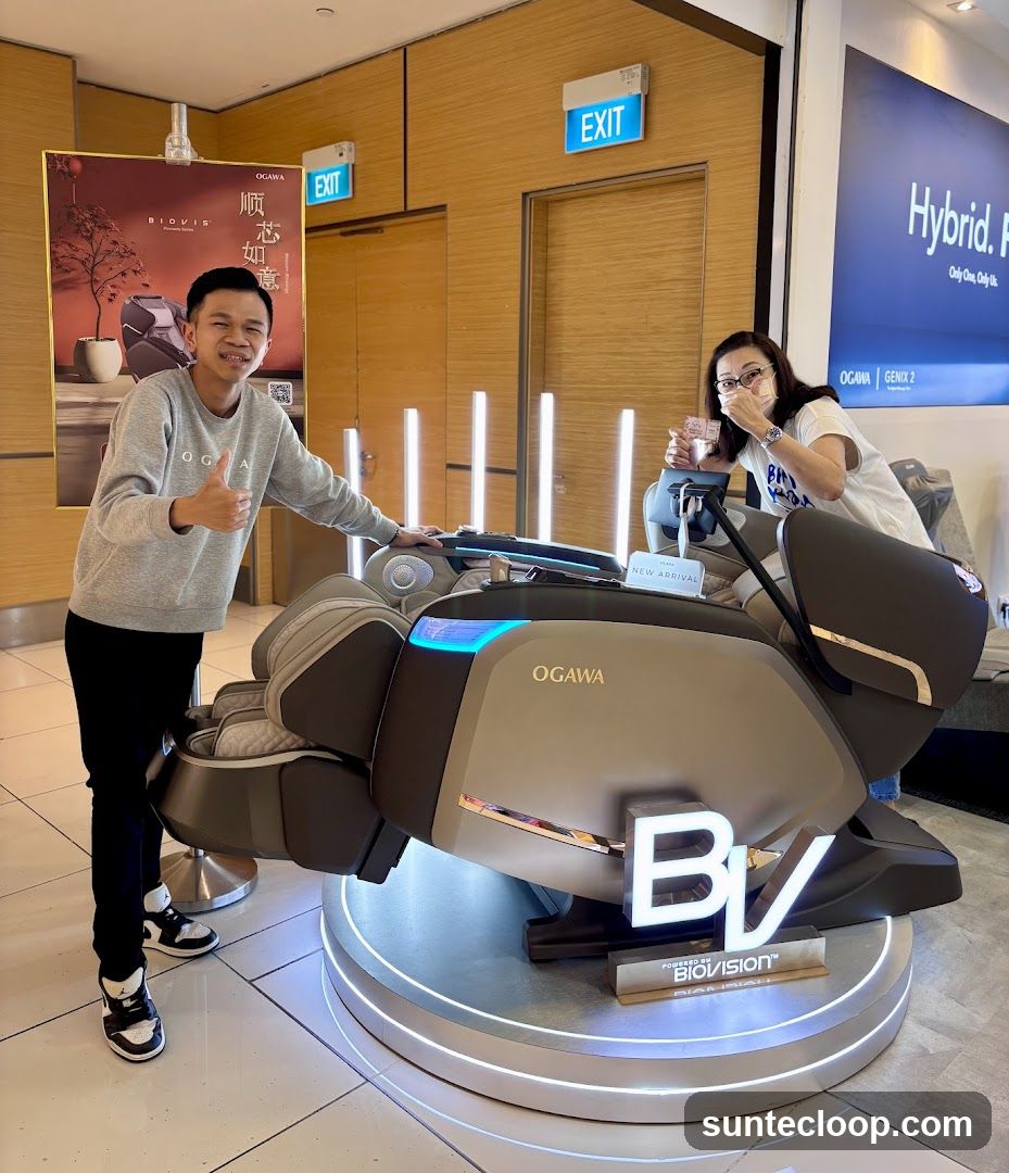 People with Massage Chair