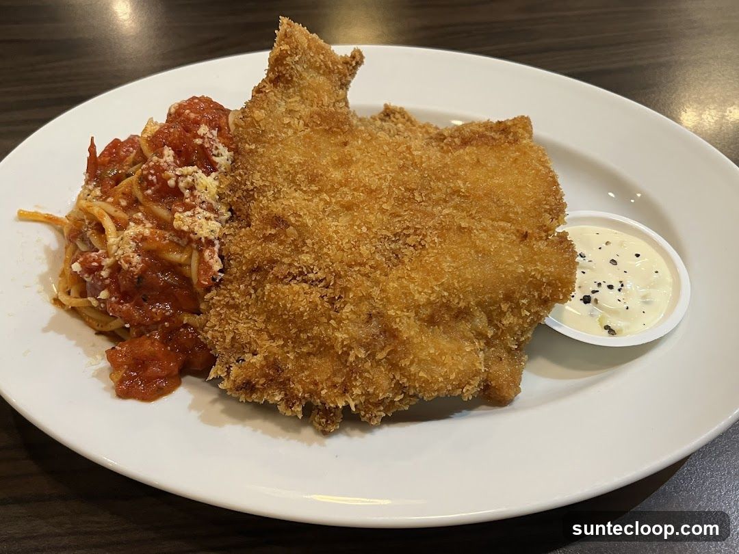 Fried Chicken with Spaghetti