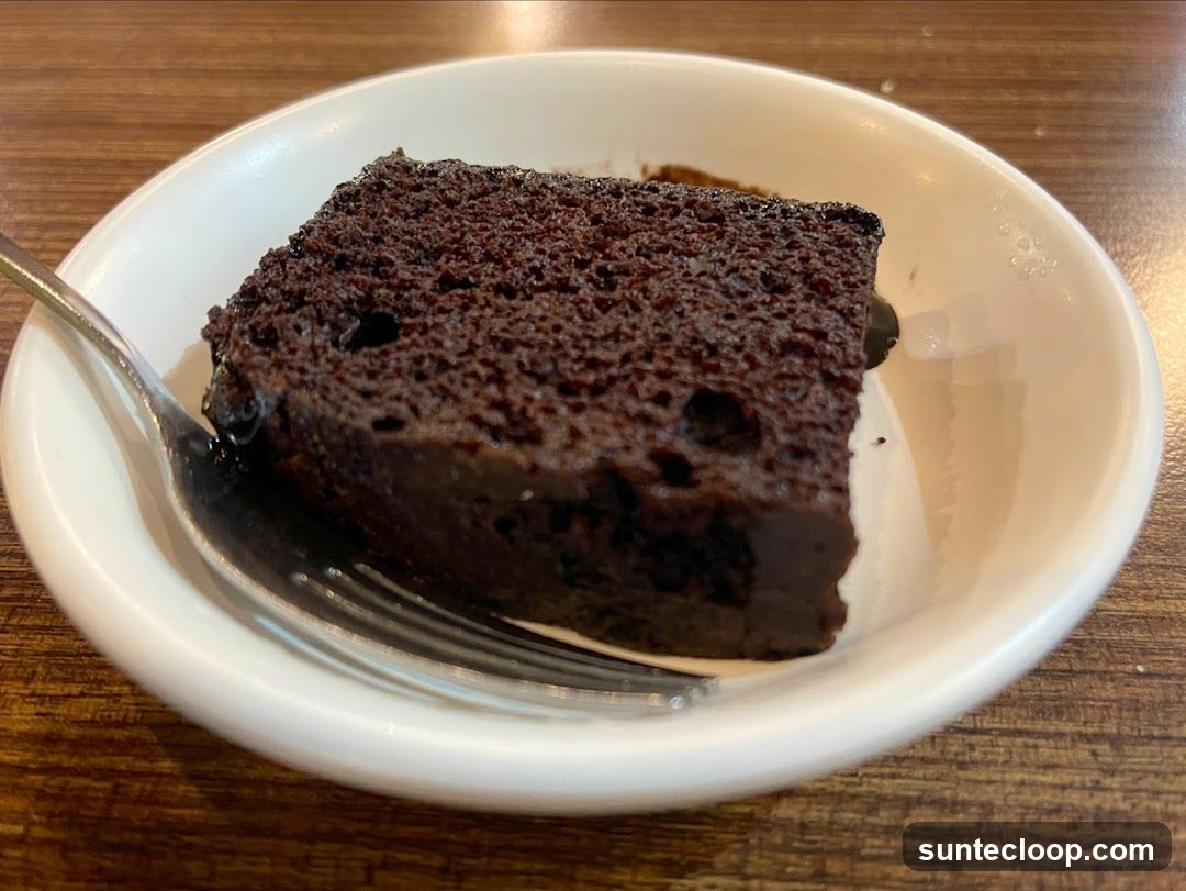 Chocolate Cake Slice