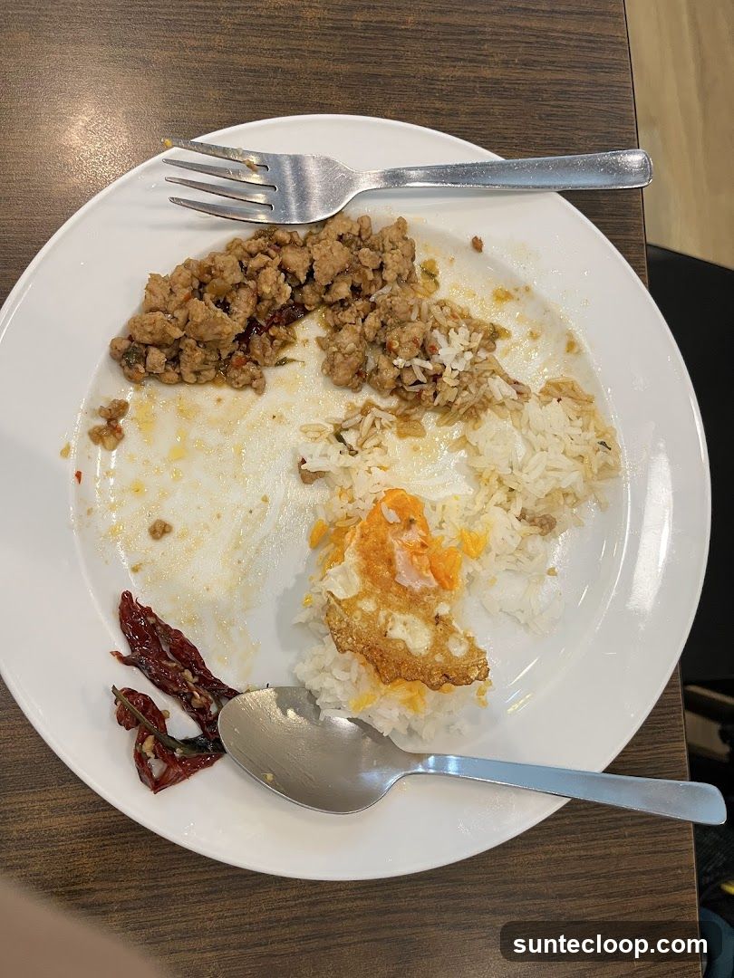Partially Eaten Meal