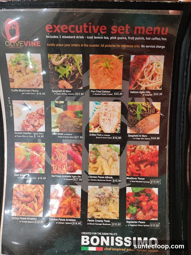 Executive Set Menu