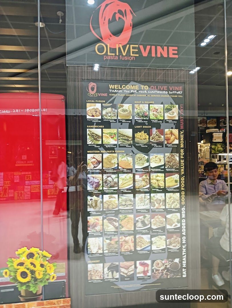 Olive Vine Menu