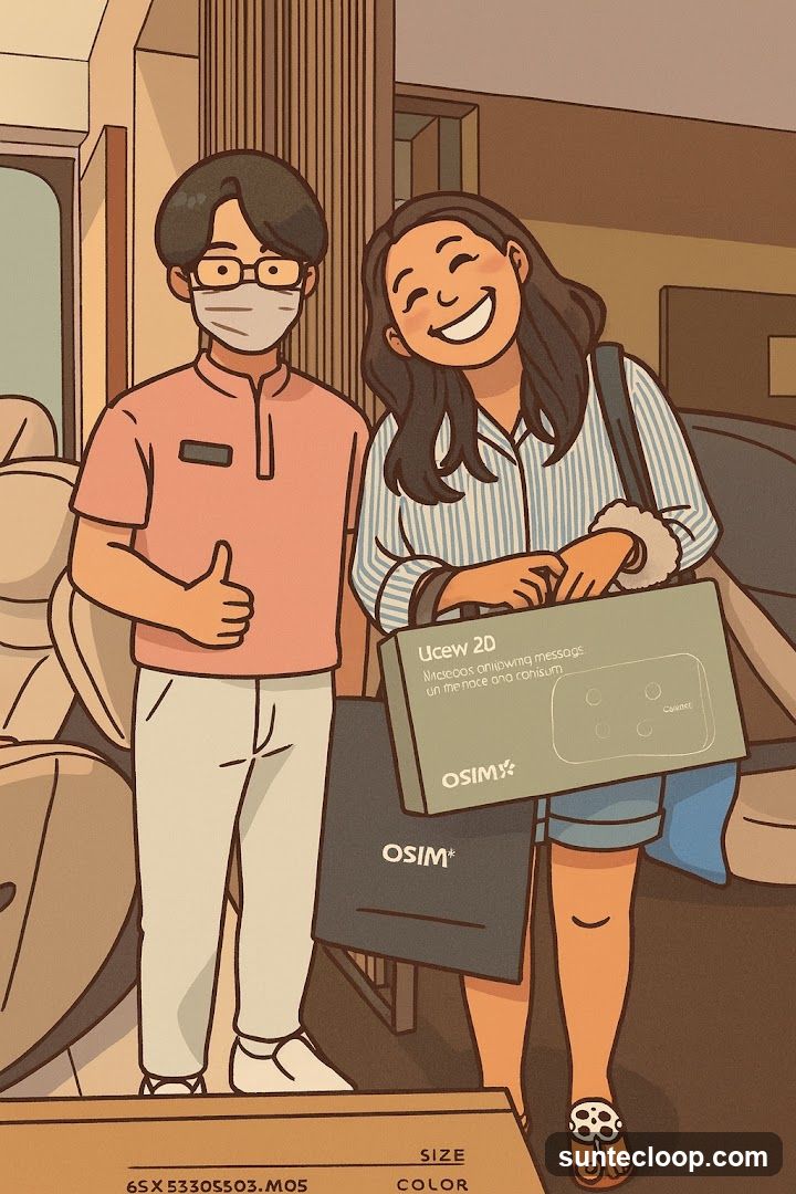 Happy Shoppers with OSIM Products