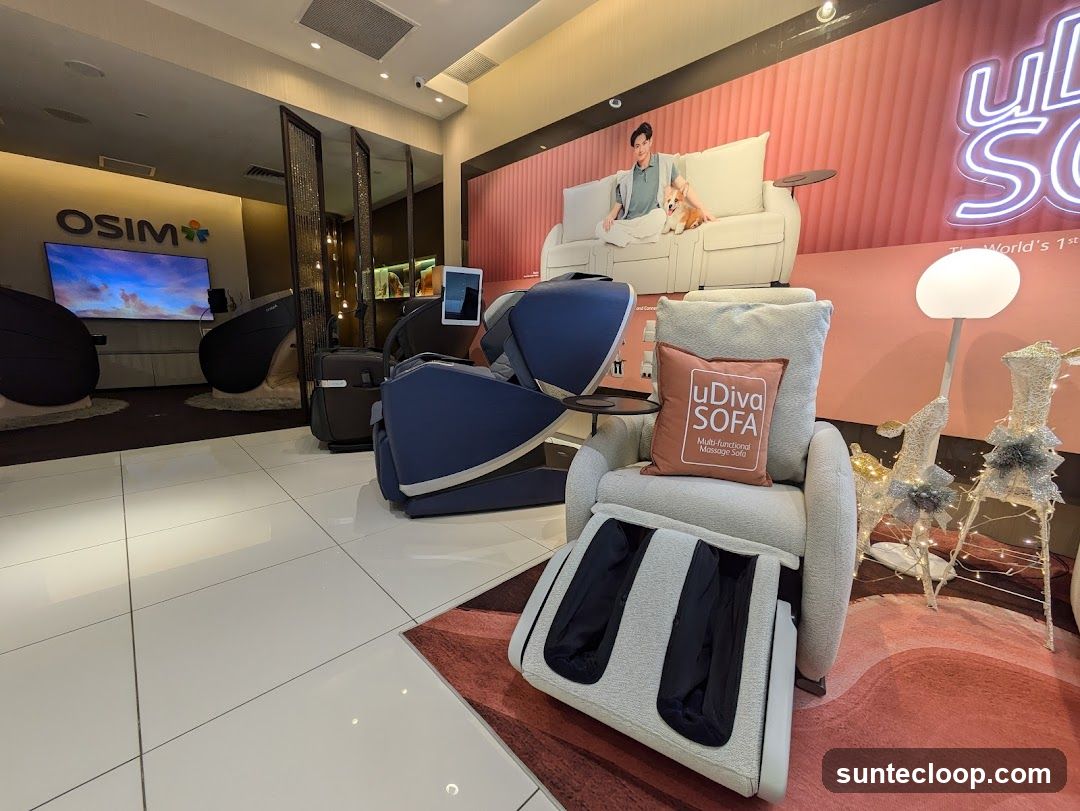 Massage Chairs Display