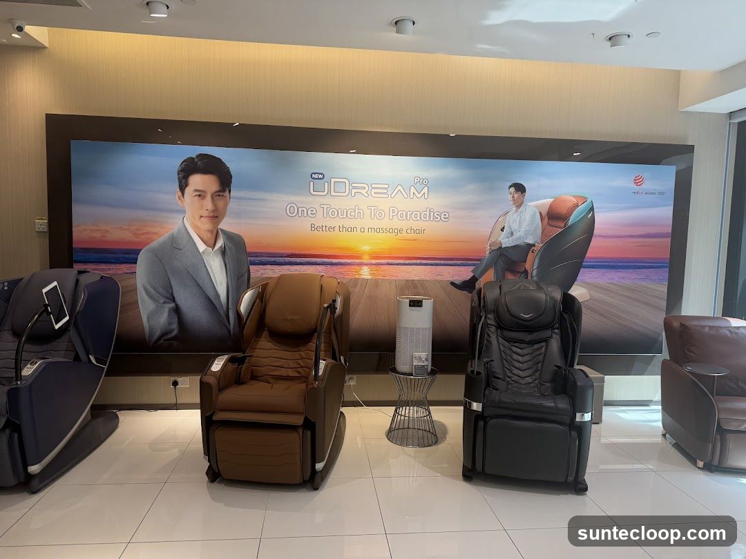 Massage Chairs Display