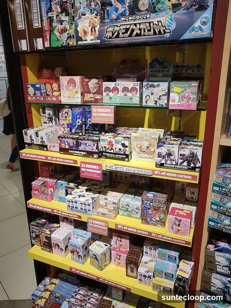 Anime and Collectible Figures Display