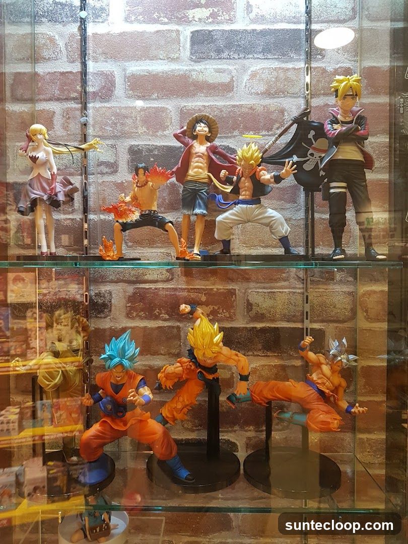 Anime Figurines Display