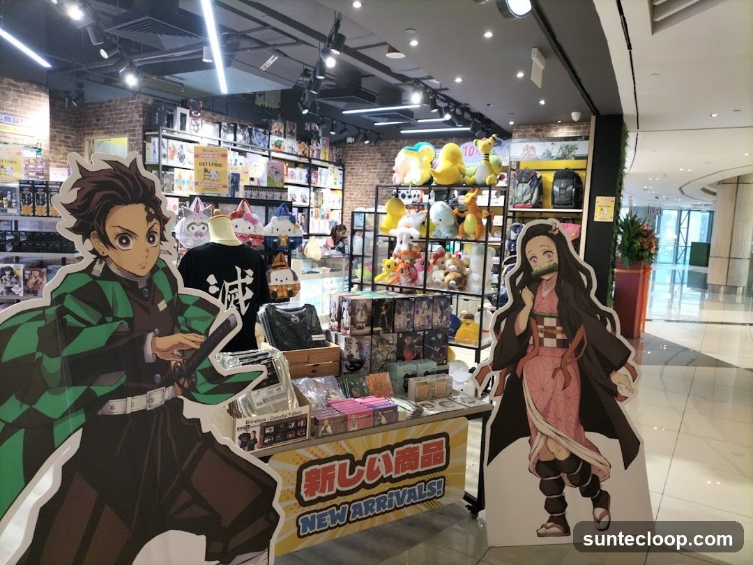 Anime Merchandise Store Display