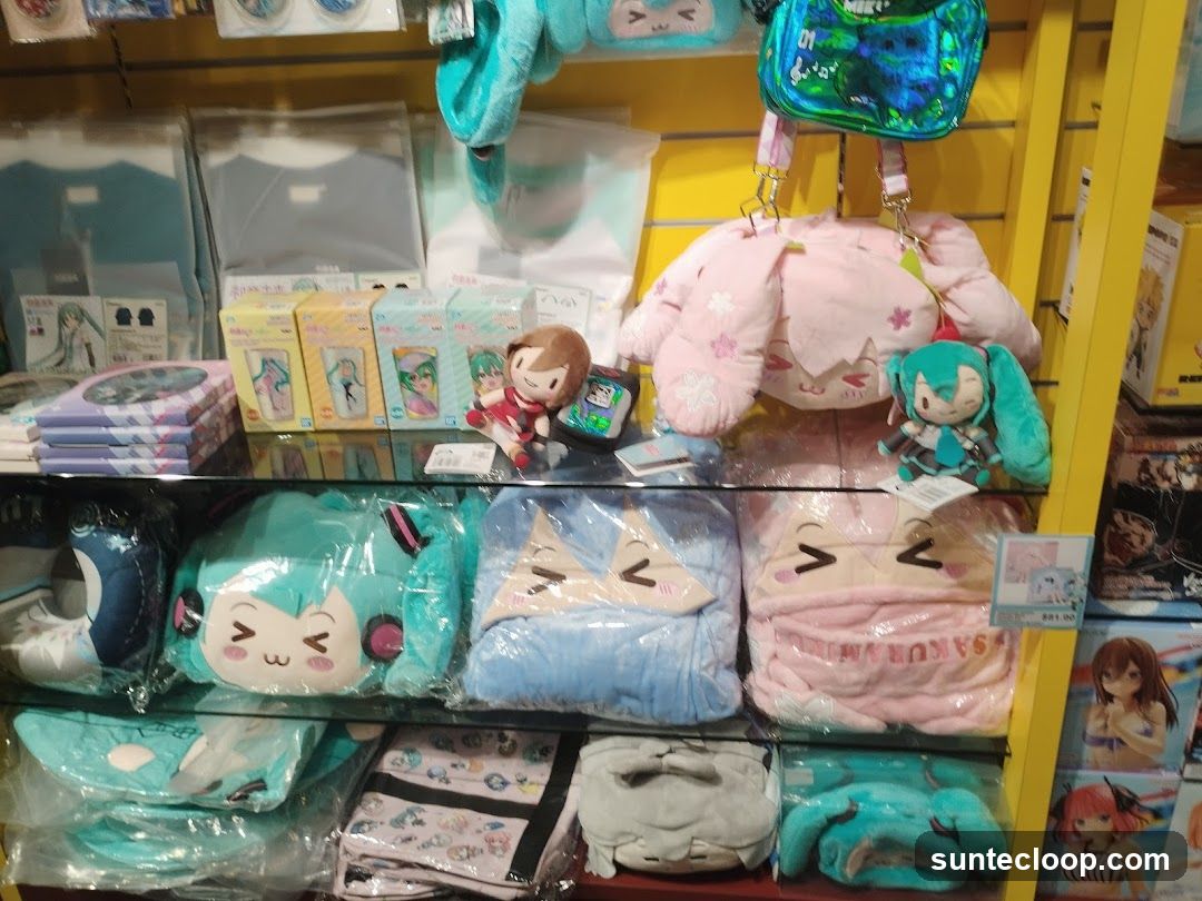 Anime Merchandise Display