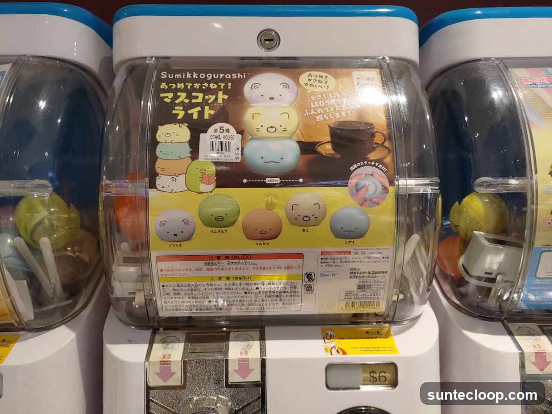 Sumikkogurashi Mascot Light Vending Machine