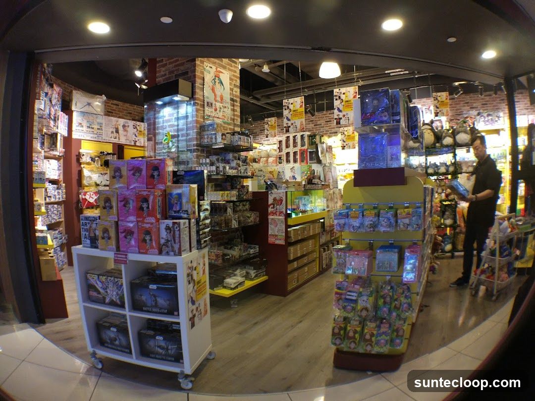 Anime and Collectibles Store Interior