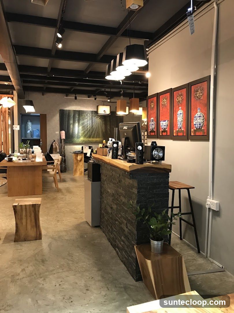 Interior of a modern office or co-working space