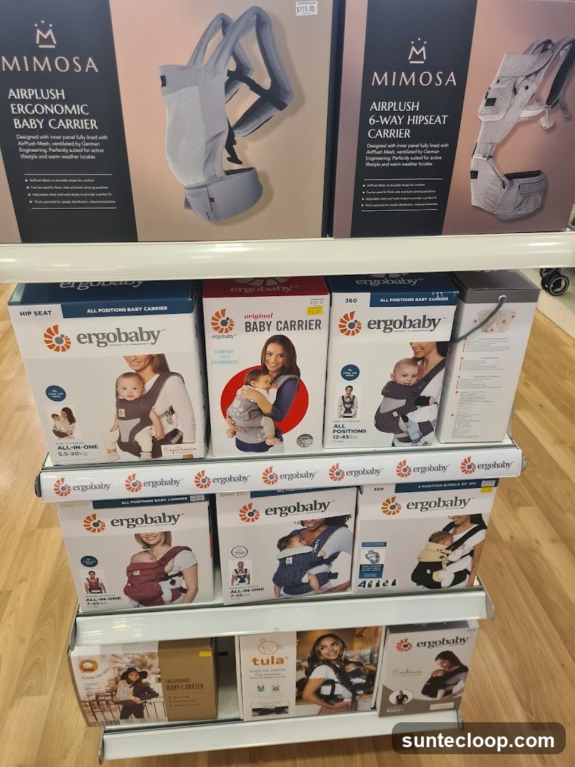 Baby Carriers Display