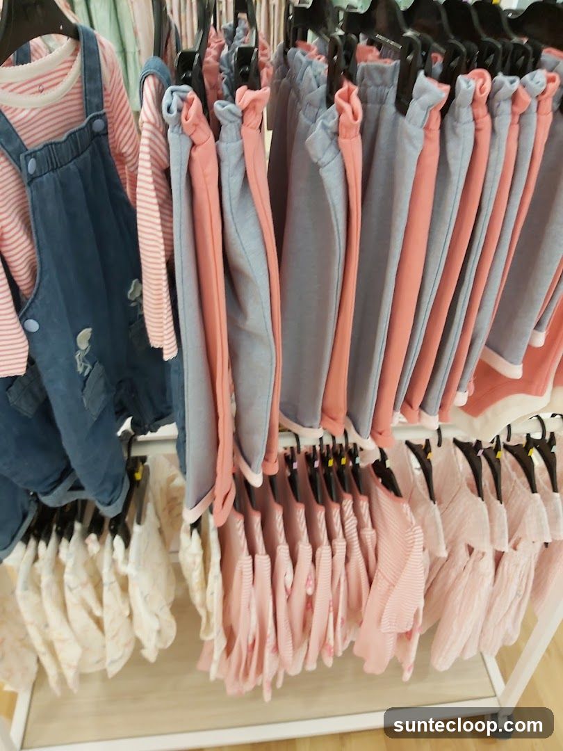 Children's Clothing Display