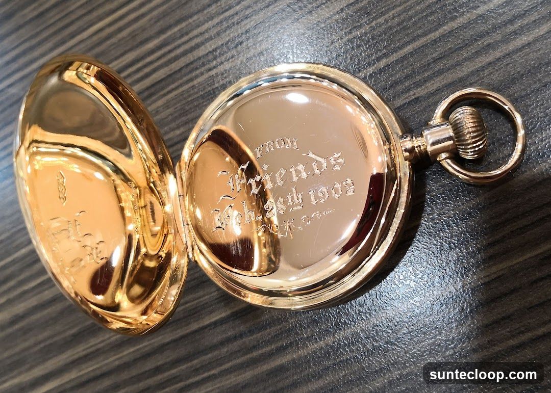 Engraved Pocket Watch