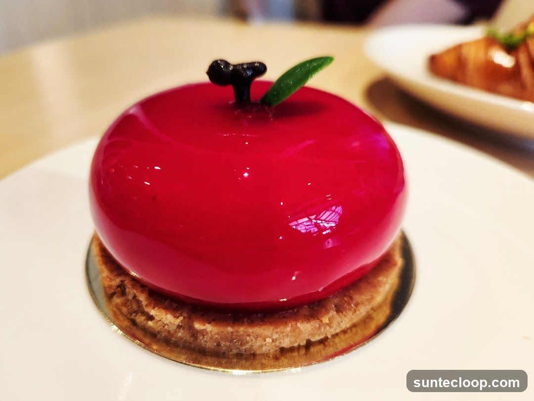 Red Apple Mousse Cake
