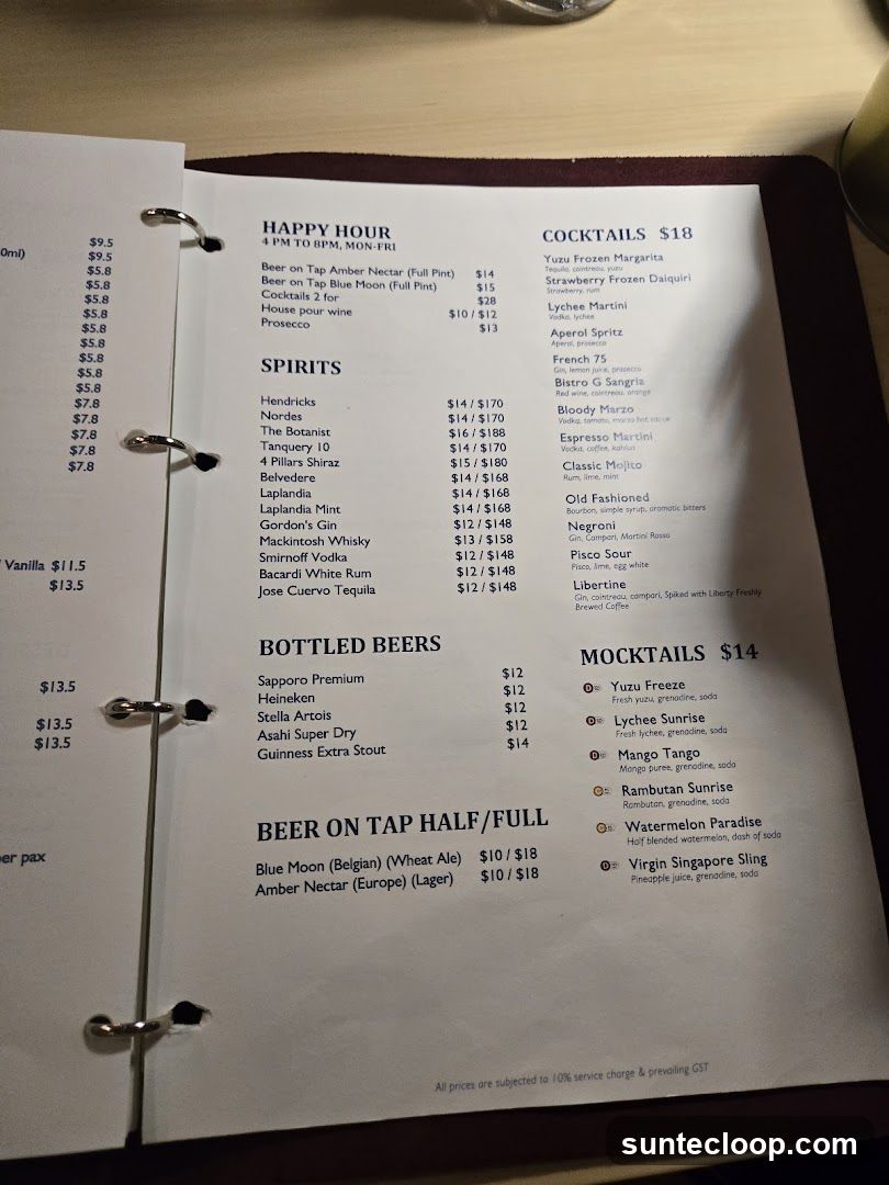 Happy Hour Menu