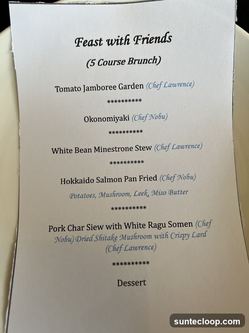Feast with Friends (5 Course Brunch)
