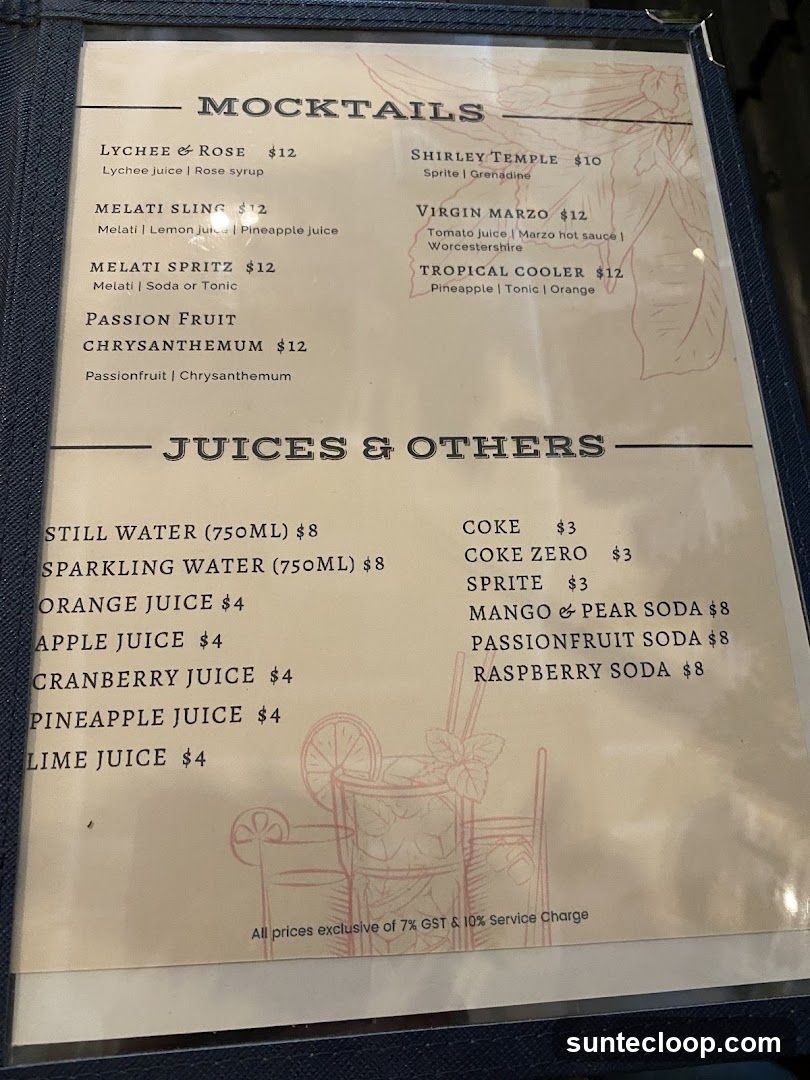 Mocktails and Juices & Others