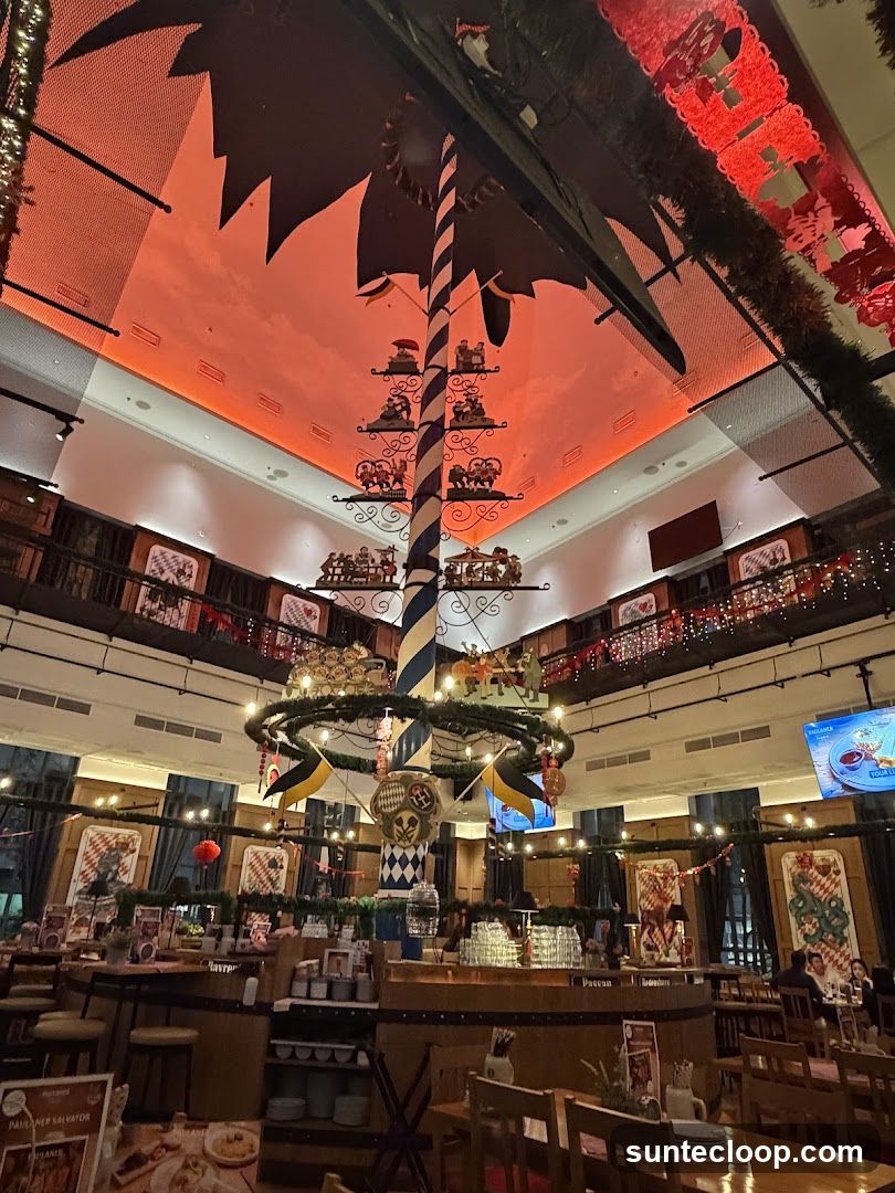 Restaurant Interior with Bavarian Decor