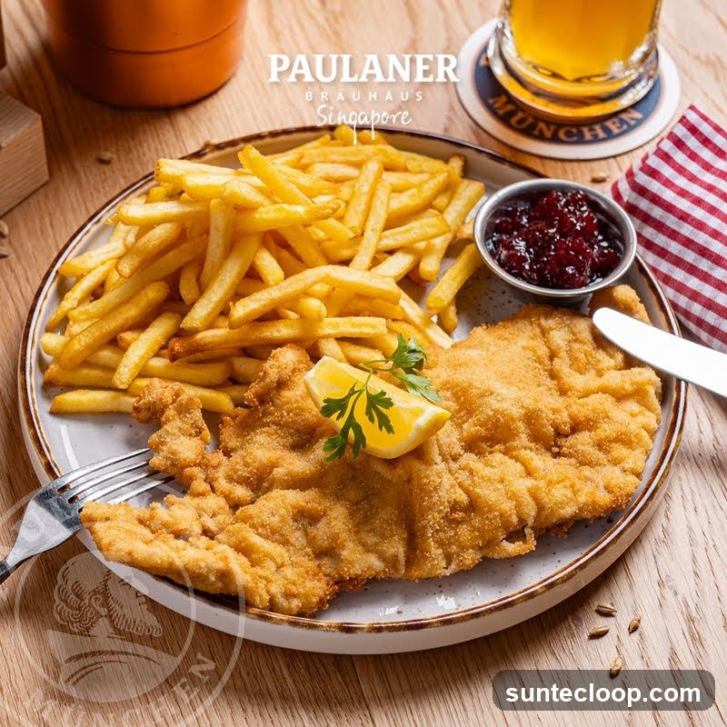 Paulaner Brauhaus Singapore Schnitzel